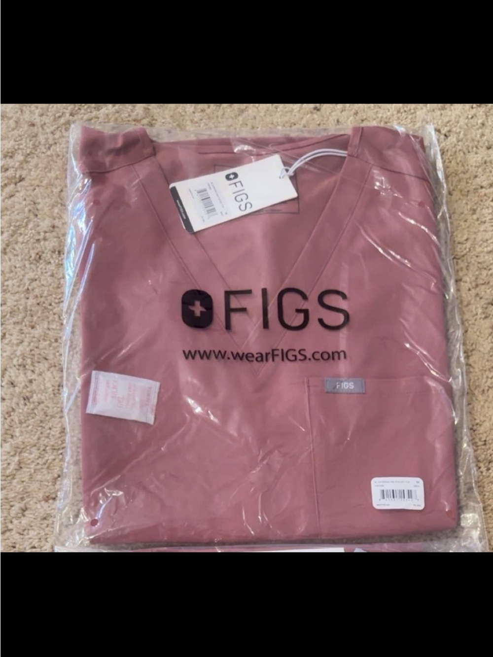 Figs Scrub Set in Dusty Rose